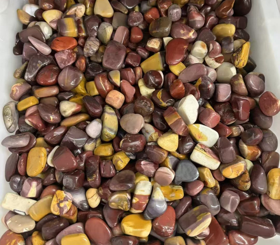 Bulk 15-20mm Mookaite Jasper Tumbled Stones per kg - Sun-Kissed Australian Gemstones