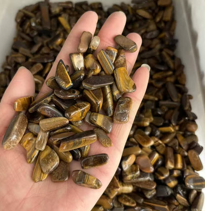Yellow Tiger Eye Chips Stone