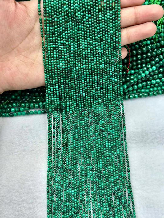 Malachite Round shape Bead String
