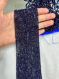 Manmade Sparking Blue Golden Sandstone Faceted Sugar Cube Bead Strand 2-4mm