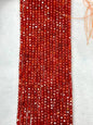 5A Grade Cubic Zirconia Sugar-Loaf Faceted Loose Bead Strand 4mm|DIY Jewelry Making High Sparkle