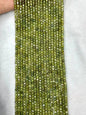 5A Grade Cubic Zirconia Sugar-Loaf Faceted Loose Bead Strand 4mm|DIY Jewelry Making High Sparkle