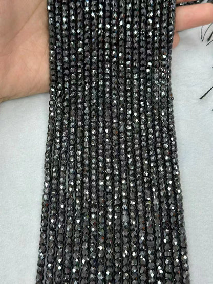 Colorful Zirconia Pinapple Faceted Loose Bead Strand 4mm|DIY Jewelry Making High Sparkle