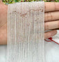 AAA Grade Natural Clear Quartz Faceted Bead Strand |DIYJewelryMaking |"King of Crystal"|Banlcnce Chakra&Mindful