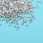 S925 sterling silver  silver beads geometric irregular spacer beads spacer jewelry beaded diy bracelet necklace accessories