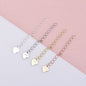 Sterling Silver Adjustable Extender Chain (2pcs, 5cm) | Teardrop Charm End Links for DIY Jewelry | Wholesale Bracelet Necklace Supplies
