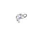 Sterling Silver Crimp Covers (2pcs, 3-4mm) | Jewelry End Caps for Beading DIY | Necklace Bracelet Clasps Supplies