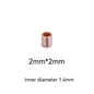 Sterling Silver Crimp Beads & Tubes (1.5-2mm , 10pcs)| Round Jewelry Findings for DIY Bracelets, Necklaces | Beading Supplies