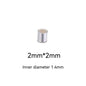 Sterling Silver Crimp Beads & Tubes (1.5-2mm , 10pcs)| Round Jewelry Findings for DIY Bracelets, Necklaces | Beading Supplies