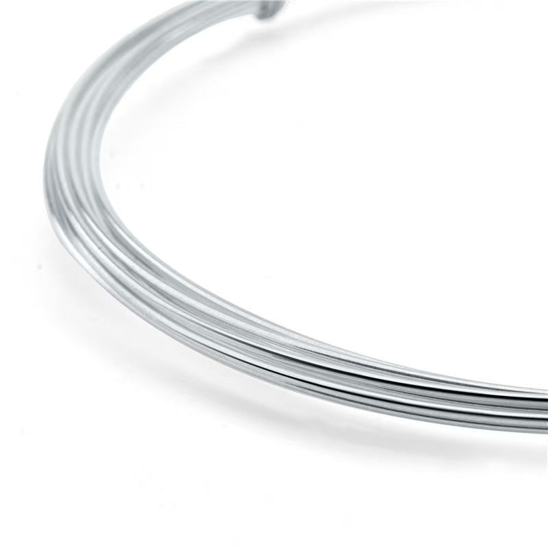 Sterling Silver Craft Wire (0.3-0.8mm, Dead Soft/Half Hard) | Jewelry Making Supplies for Beading & Wire Wrapping | DIY Bracelet Pendant Findings - 6.5ft/10ft Spool