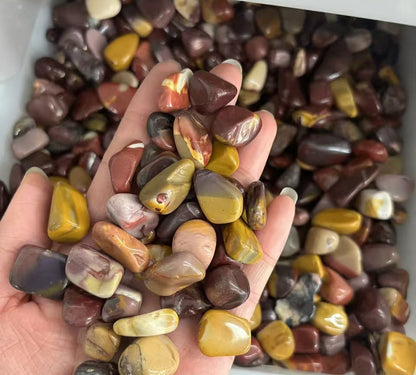 Bulk 15-20mm Mookaite Jasper Tumbled Stones per kg - Sun-Kissed Australian Gemstones