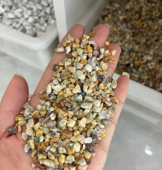 5-7mm Natural Crazy Agate Chip-(1kg)-Bulk price