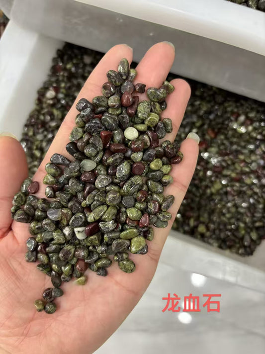 5-7mm Natural Dragon Blood Stone Chips -(1kg)-Bulk price