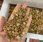 5-7mm Natural Yellow Rutilated Quartz / Rabbit Hair Quartz Chips -(1kg)-Bulk Price