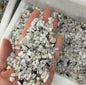 5-7mm Natural Black-Spotted Moonstone / Shadow Moonstone Chips -(1kg)-Bulk Price