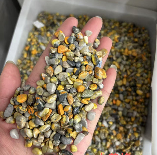 5-7mm Natural Bumblebee Jasper Chips -1kg-Bulk price