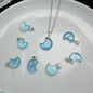 Natural Topaz Star & Moon Pendant - S925 Sterling Silver Bail, Celestial Charm for Manifestation & Confidence (12mm)